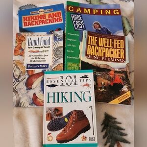 Camping, Hiking and Backpacking Book Collection Lot